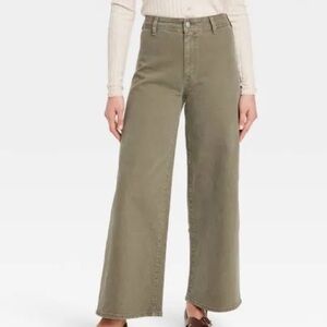 Universal Thread Sailor High Rise Olive Green pants